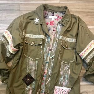 New York & Co. Army Green Jacket